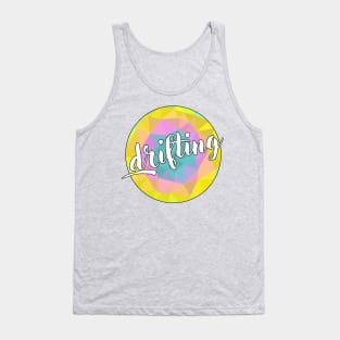 Drifting Typography Design Tank Top